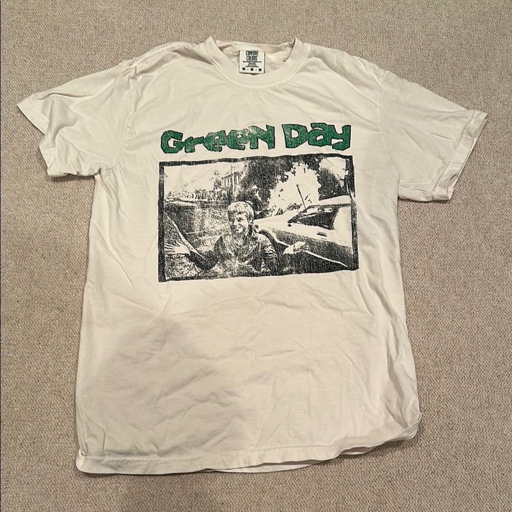 Green Day 2024 Tour White Graphic T-Shirt